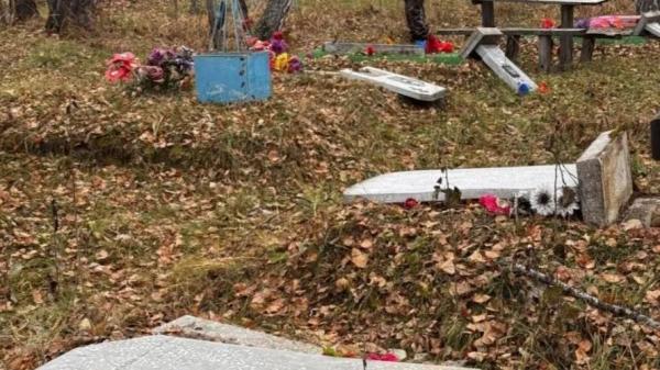 Скучающие подростки устроили погром на&nbsp;кладбище под Новосибирском