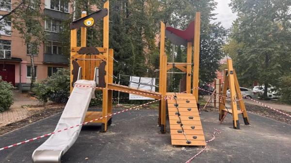 Пять детских площадок установят в&nbsp;Дзержинском округа Люберцы в&nbsp;октябре