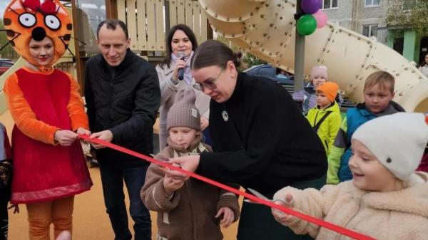 Детскую площадку обновили в&nbsp;Орехово-Зуеве