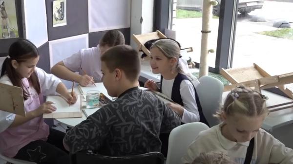 Мастер-класс по&nbsp;рисованию для детей прошел в&nbsp;котокафе в&nbsp;Подольске