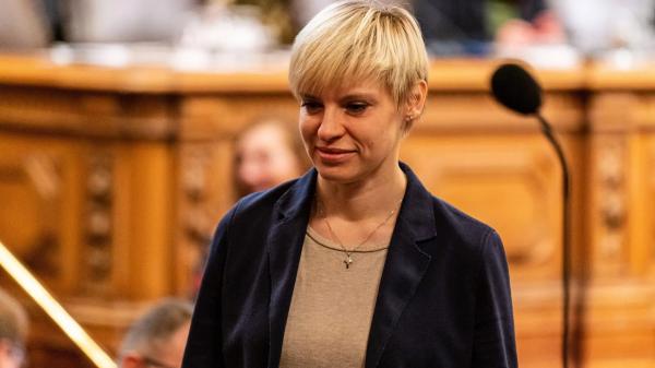 &laquo;Нет к&nbsp;ним уважения&raquo;. Единственный депутат в&nbsp;ФРГ не&nbsp;встала при делегации Украины