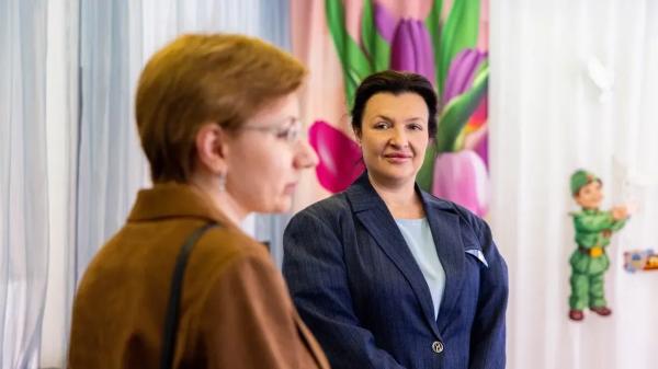 Глава Лобни поблагодарила предприятие за&nbsp;помощь в&nbsp;оснащении семейного центра