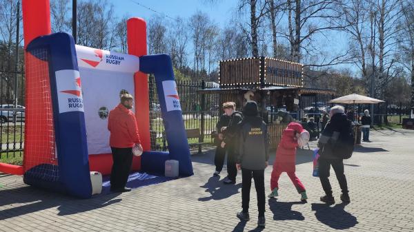 В подмосковном Монине стартовал первый матч на новом стадионе для регби