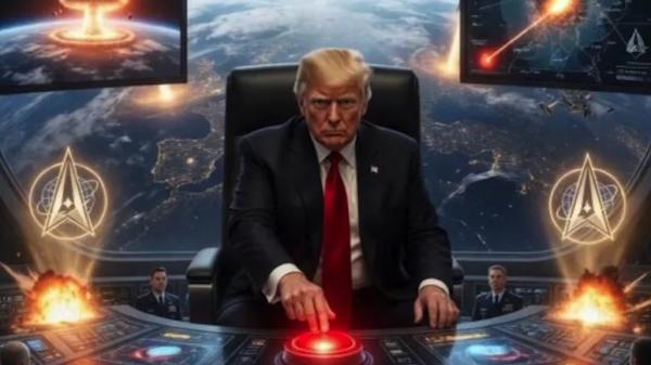 Повелитель галактики. Трамп показал себя рядом с пришельцем и в космосе Повелитель галактики. Трамп показал себя рядом с пришельцем и в космосе